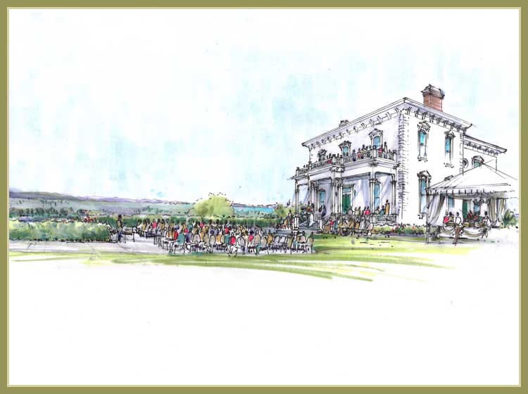 mansion view